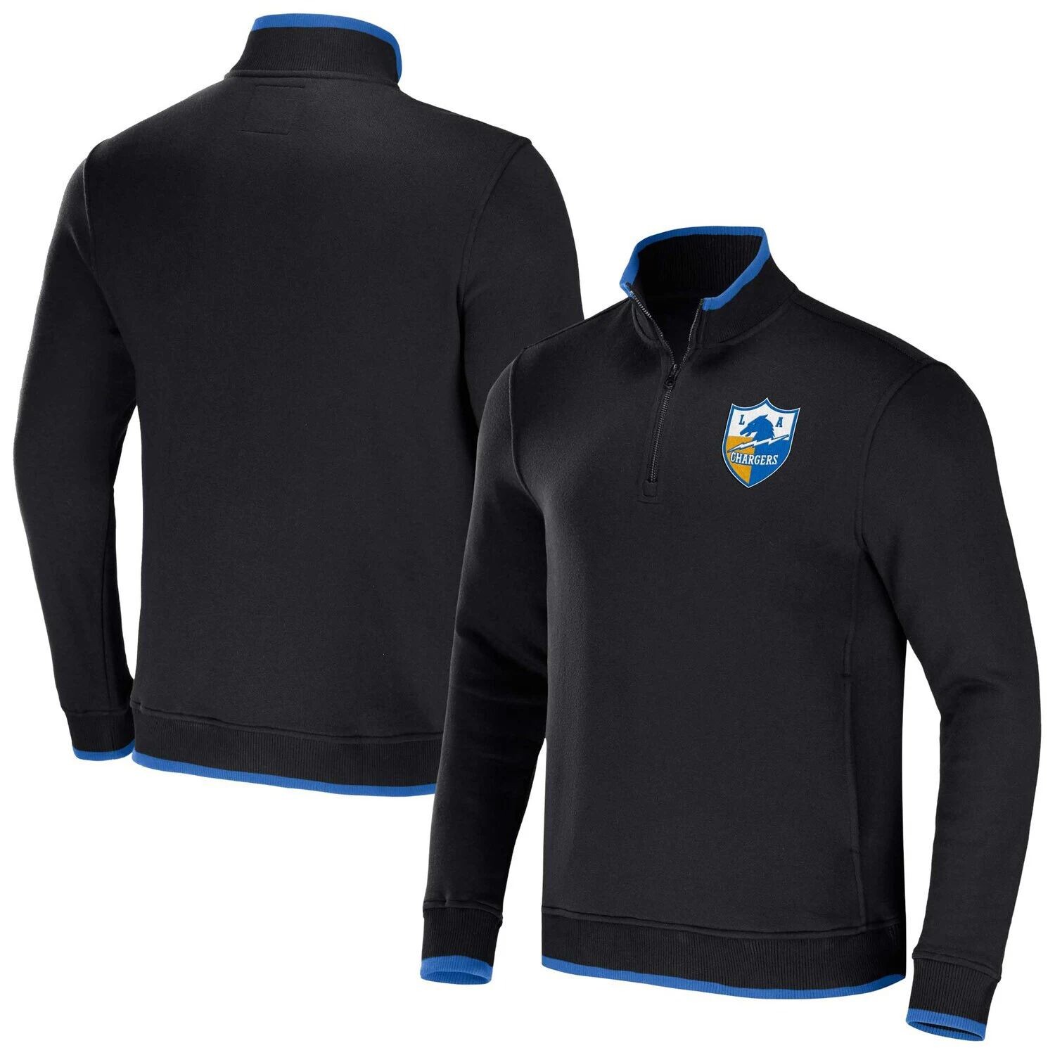 

Мужская коллекция NFL x Darius Rucker от Fanatics Black Los Angeles Chargers с молнией четверти и логотипом