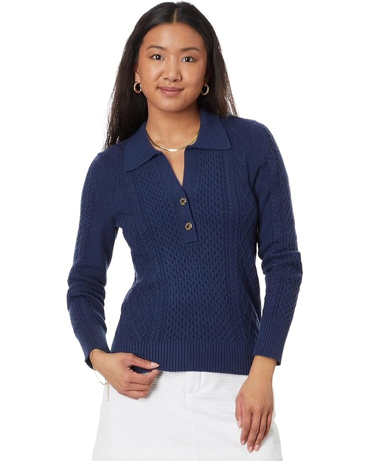 

Свитер Lilly Pulitzer Lizona Cabled Sweater, нави