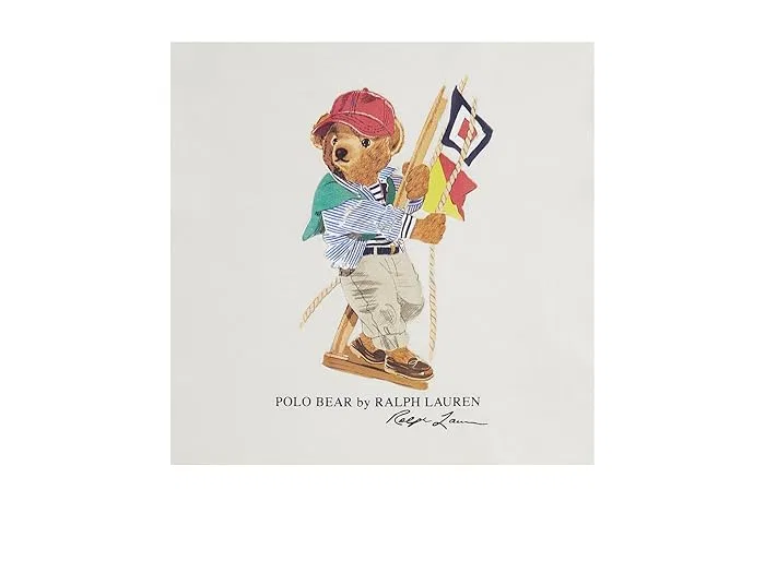 Футболка с медвежонком Polo Bear хлопок Polo Ralph Lauren Kids, Adirondack Rose — фото 3