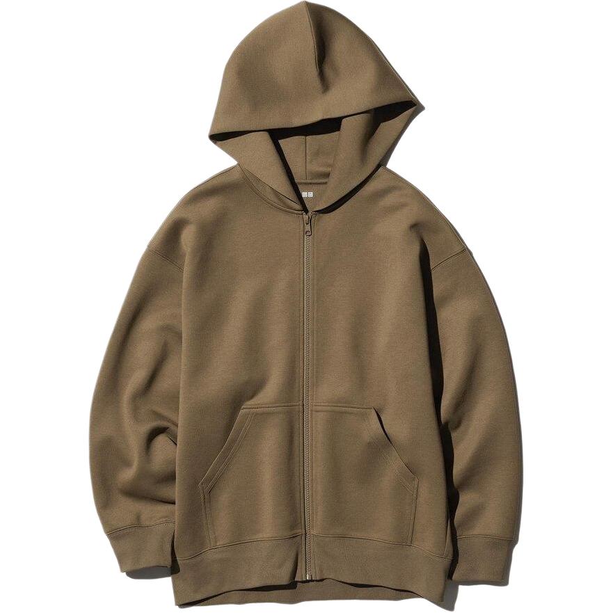 

UNIQLO Куртка женская, темно-оливковая