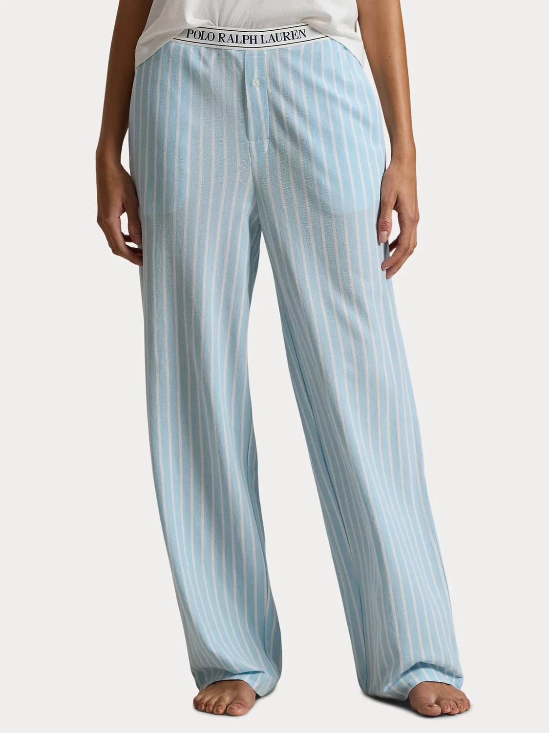 Пижамные штаны 'Вязаные оксфорды' Polo Ralph Lauren, Light Blue — фото 2