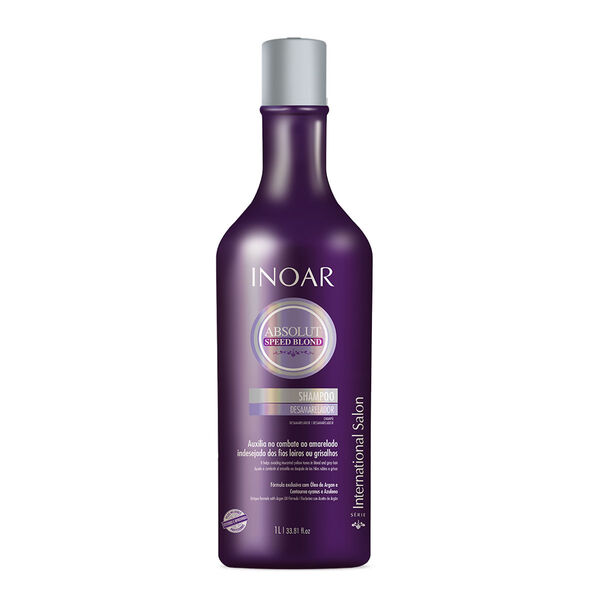 

Шампунь для светлых волос, 1000 мл Inoar Absolut speed blond