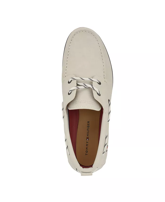 Мужские лодочные туфли Sator Modernized Tommy Hilfiger, белый — фото 4