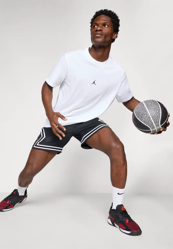 Спортивная футболка jumpman crew Jordan, White/Black — фото 4