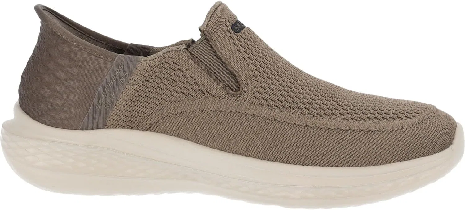 Кроссовки Skechers Herren Slade Deacon, Taupe Knit Mesh — фото 2