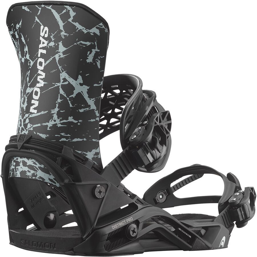 

Крепления для сноуборда Salomon District Pro Team Salomon, Black/Ice Blue