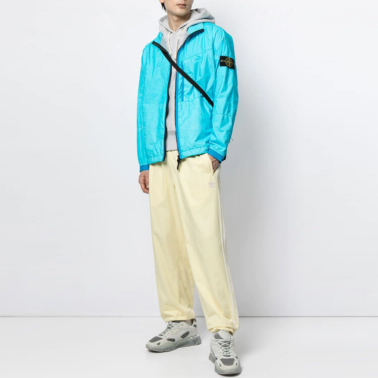 Куртка мужская Stone Island на молнии, морской — фото 2
