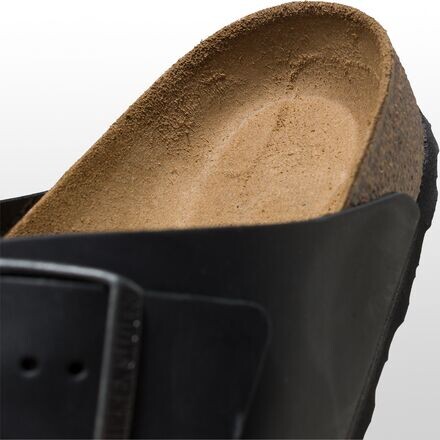 Кожаные сандалии Arizona мужские Birkenstock, цвет Black Oiled Leather — фото 4