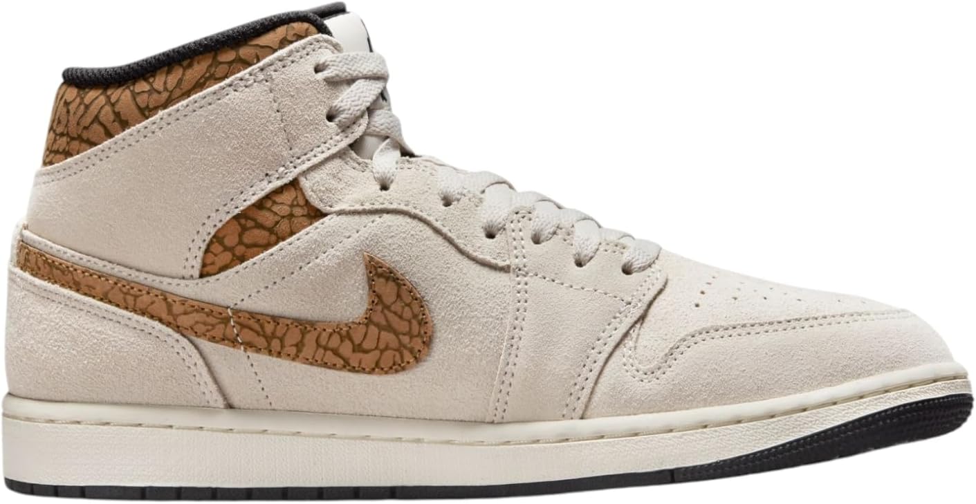 Мужские кроссовки Nike Air Jordan 1 Mid SE, золотой — фото 3