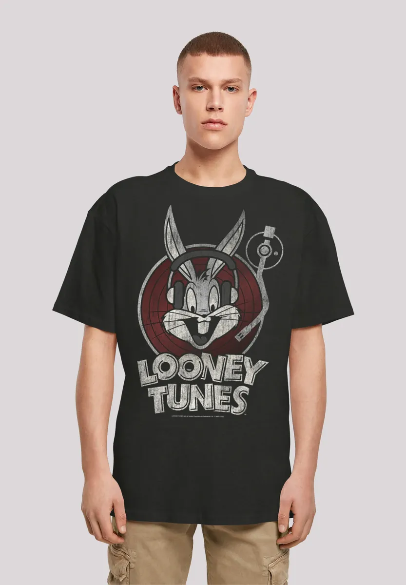 

F4NT4STIC Футболка "Looney Tunes Looney Tunes Bugs Bunny", принт, черный