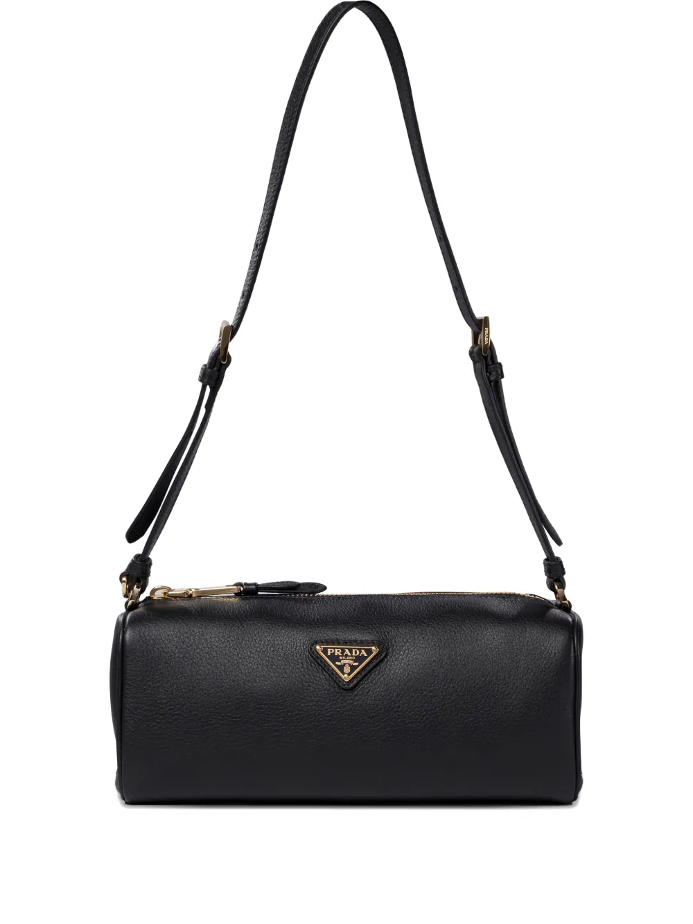 

Плечевая сумка в стиле боулинг Prada, черный