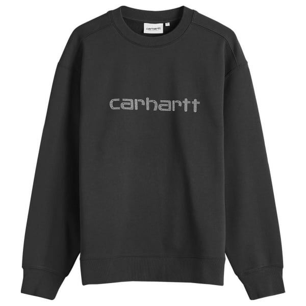 

Толстовка с надписью Rivet Carhartt Wip, черный