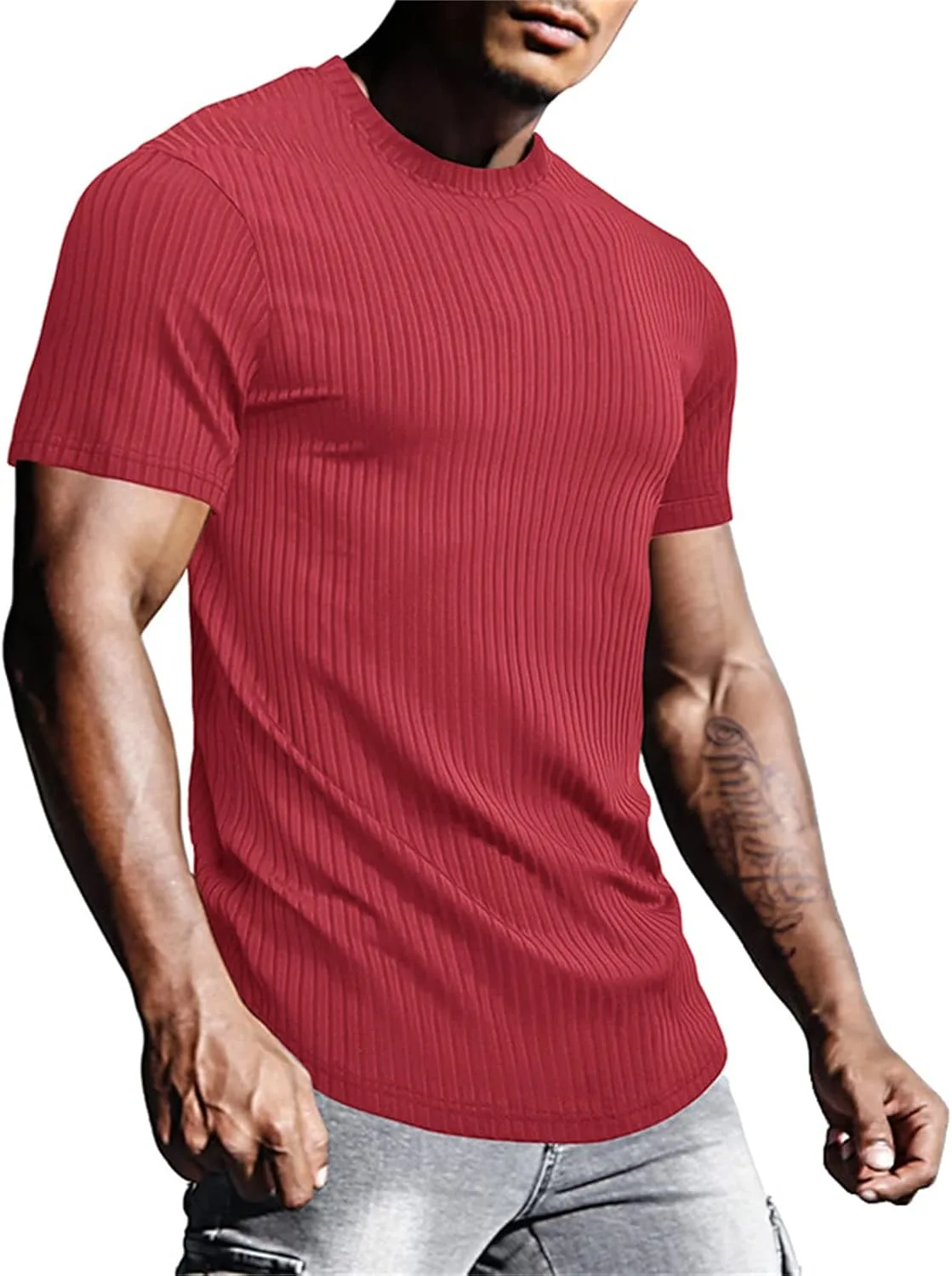 

Мужская футболка для тренировок с вертикальными полосками LGHLMCL