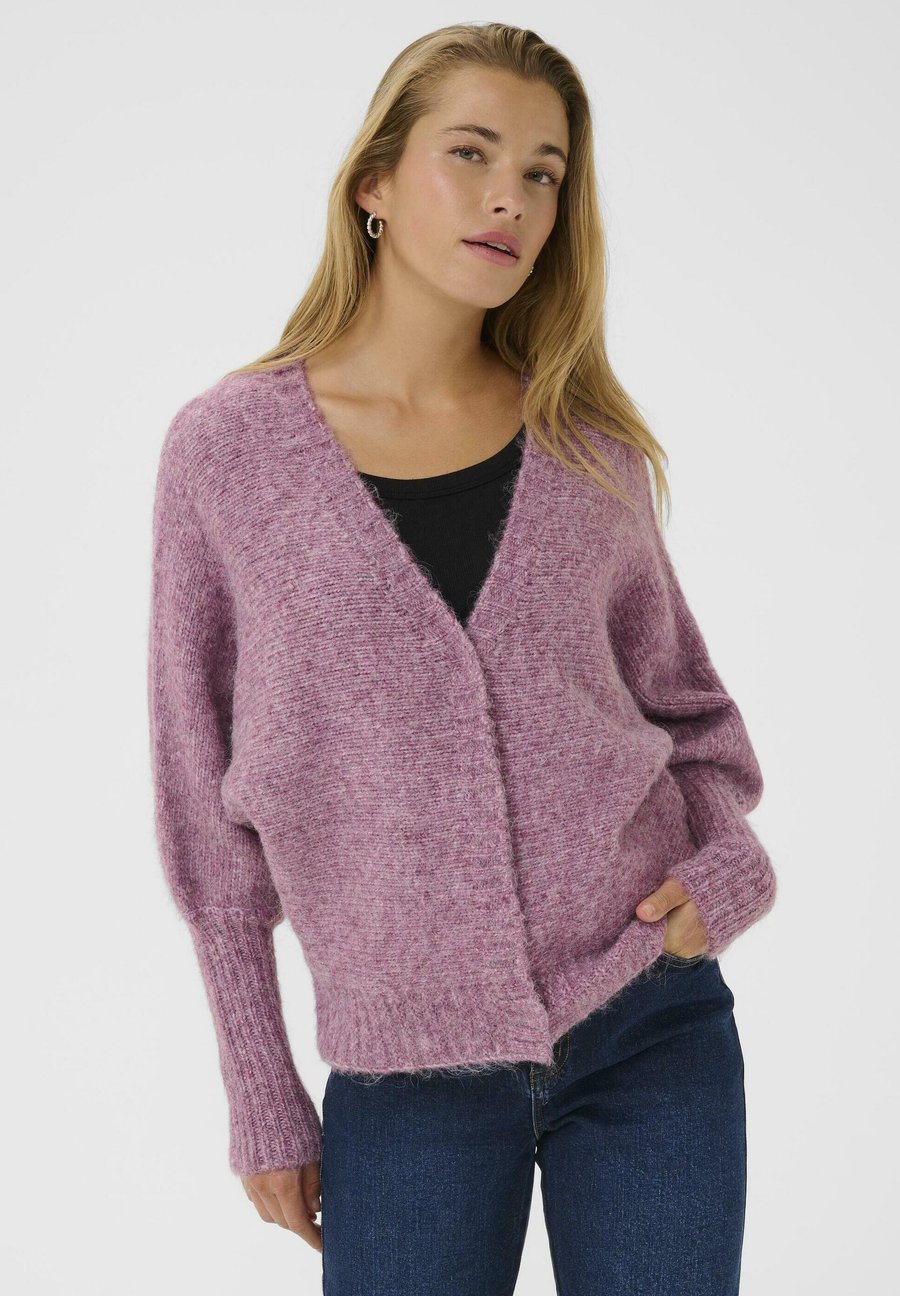 

Кардиган Kaffe KACUBA KNIT CARDIGAN, Tulipwood Melange/Pink
