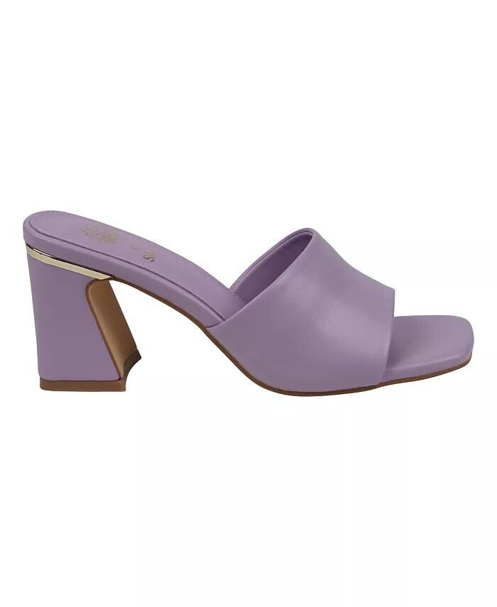 Женские модельные босоножки на блочном каблуке с квадратным носком Soho GC Shoes, фиолетовый — фото 2
