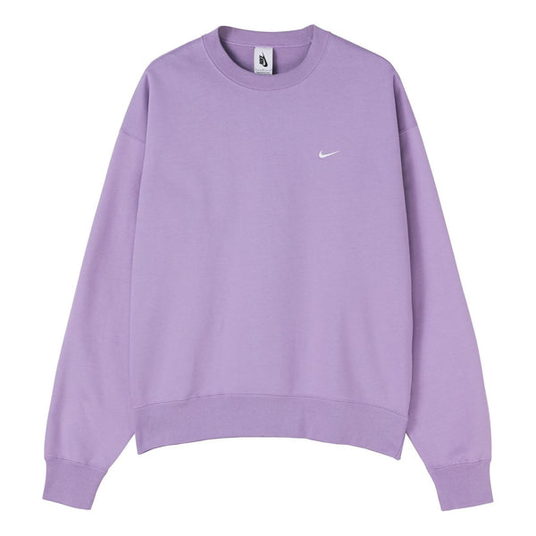 

Толстовка mens lab nrg fleece crew casual sports purple Nike, фиолетовый