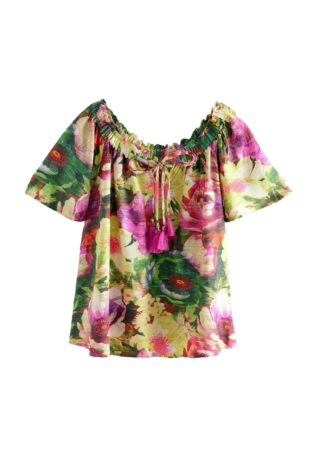 

Блуза SHORT SLEEVE NECK BARDOT Next, фуксия