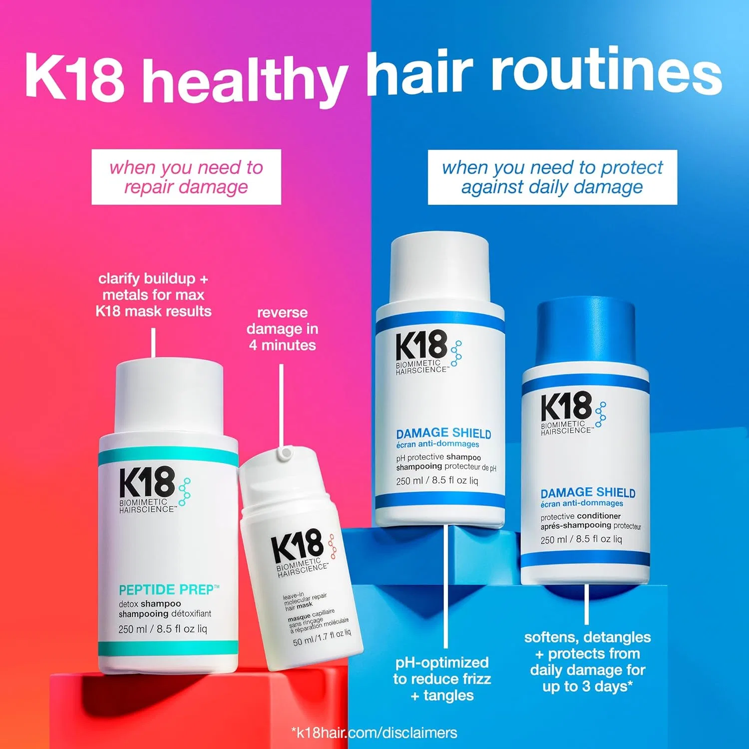 Защитный кондиционер Damage Shield Protection Conditioner от K18 — фото 4