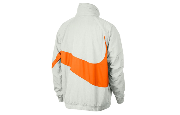 Nike Куртка мужская бело-оранжевая, White Orange — фото 3