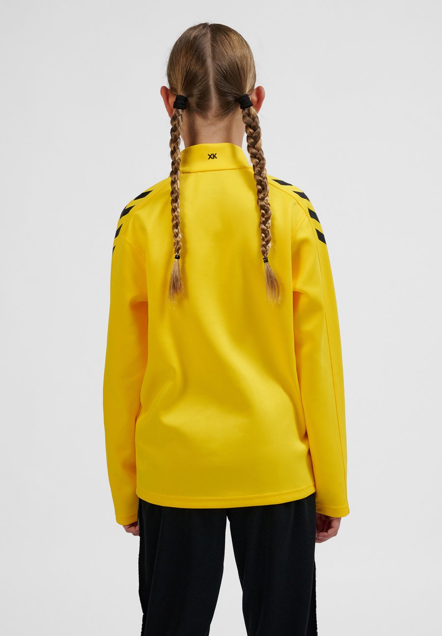 Толстовка Hummel Zip-up sweatshirt, Sports Yellow/Yellow — фото 2