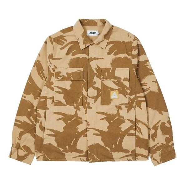 

Куртка PALACE Canvas Camouflage Denim Jacket Unisex Yellow, желтый, Коричневый, Куртка PALACE Canvas Camouflage Denim Jacket Unisex Yellow, желтый