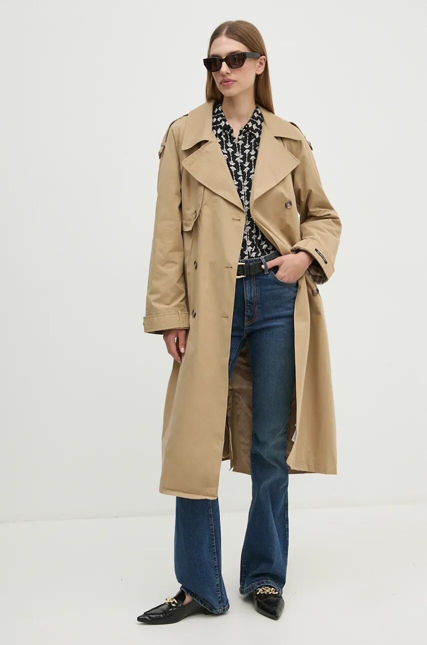 

Pepe Jeans БЕЛЫЙ тренч, бежевый