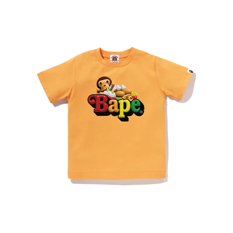 Футболка для детей A Bathing Ape SS26 черная — фото 4