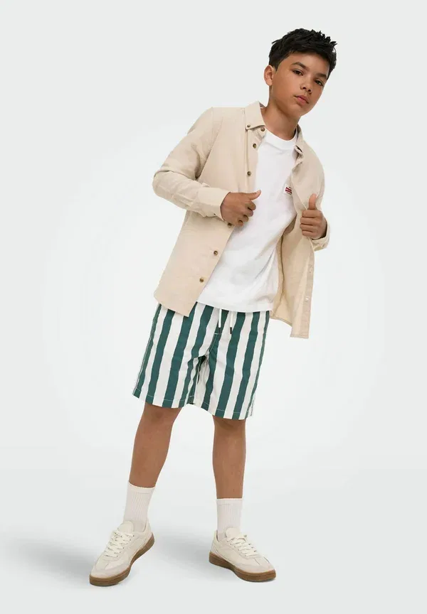 Шорты-джоггеры Only & Sons Junior OSJFADE Loose Fit, серебристая сосна