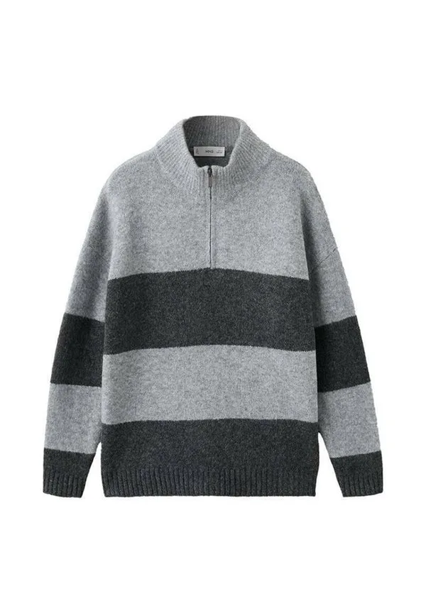 Детский джемпер Mango Kids, Mottled Grey