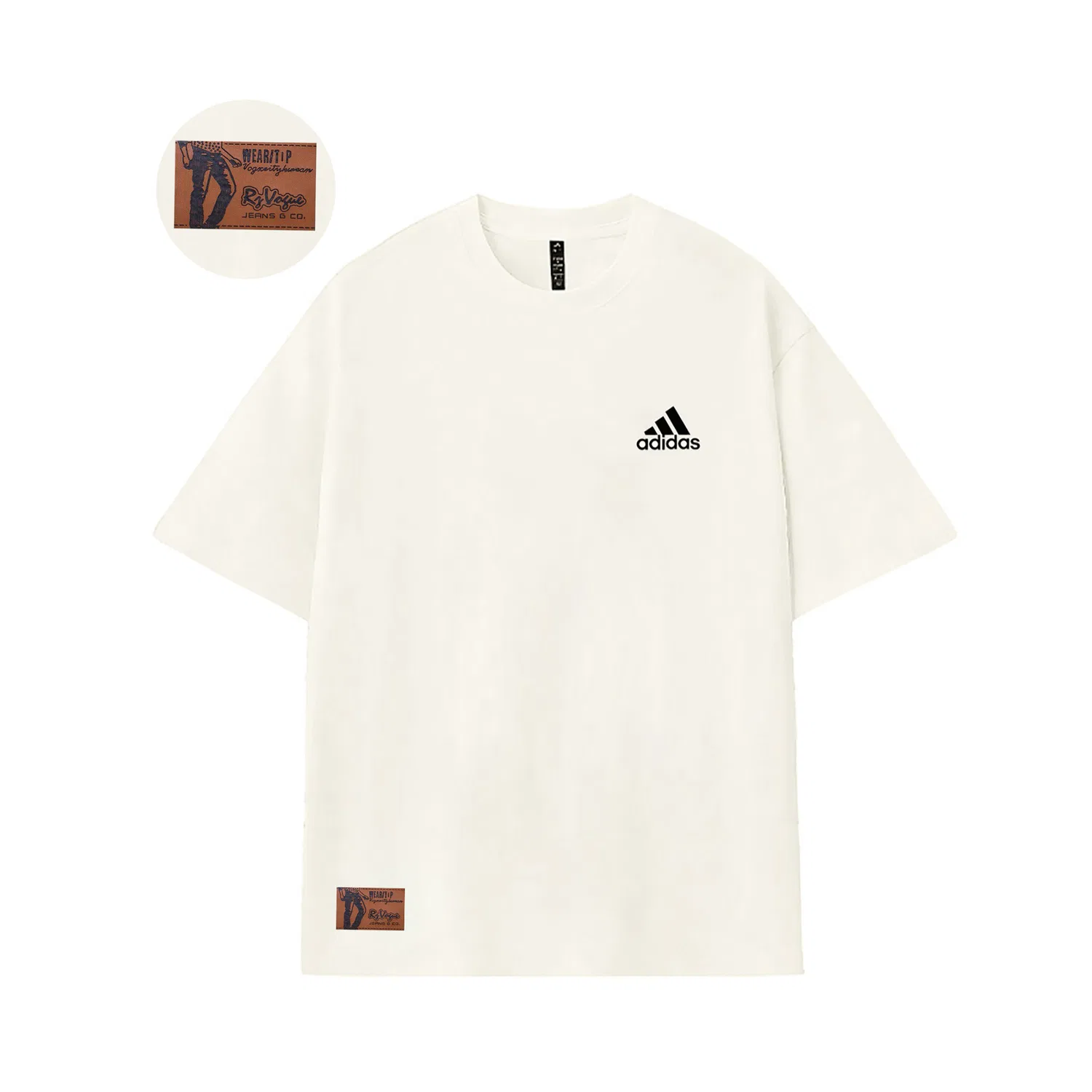 Футболка Adidas Must Haves Ecru — фото 3