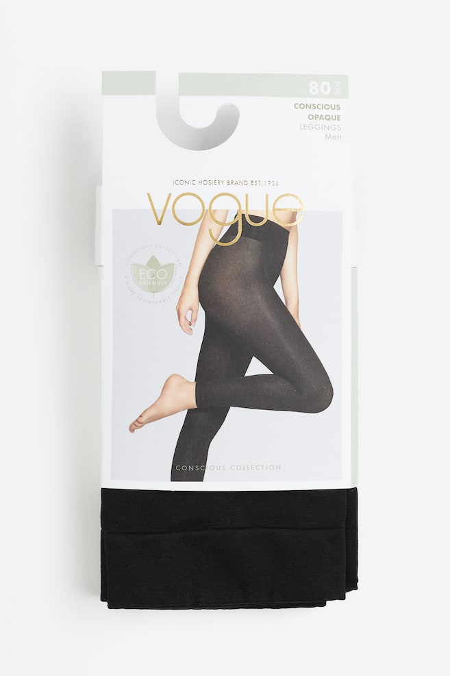 

Сознательные непрозрачные леггинсы 80 Vogue, черный