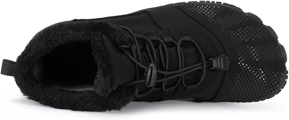 Кроссовки Barekick Polar, нескользящая и водонепроницаемая зимняя обувь (унисекс) Swzec, черный — фото 3