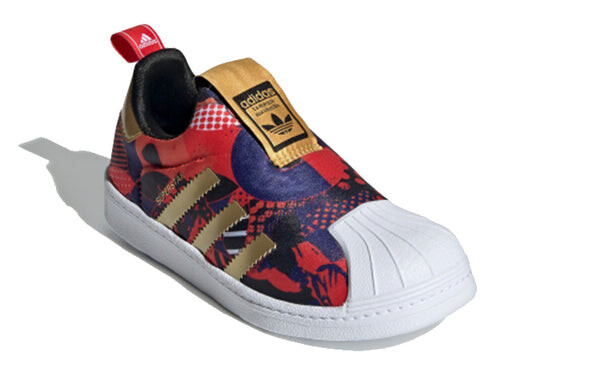 Кроссовки оригиналы superstar 360 c Adidas, синий — фото 3