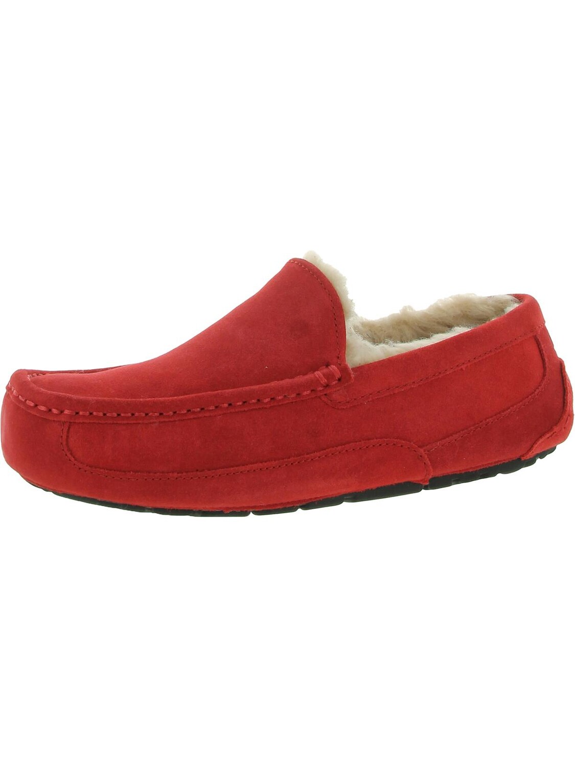 

Мужские замшевые мокасины из овчины Ascot UGG, цвет Samba Red