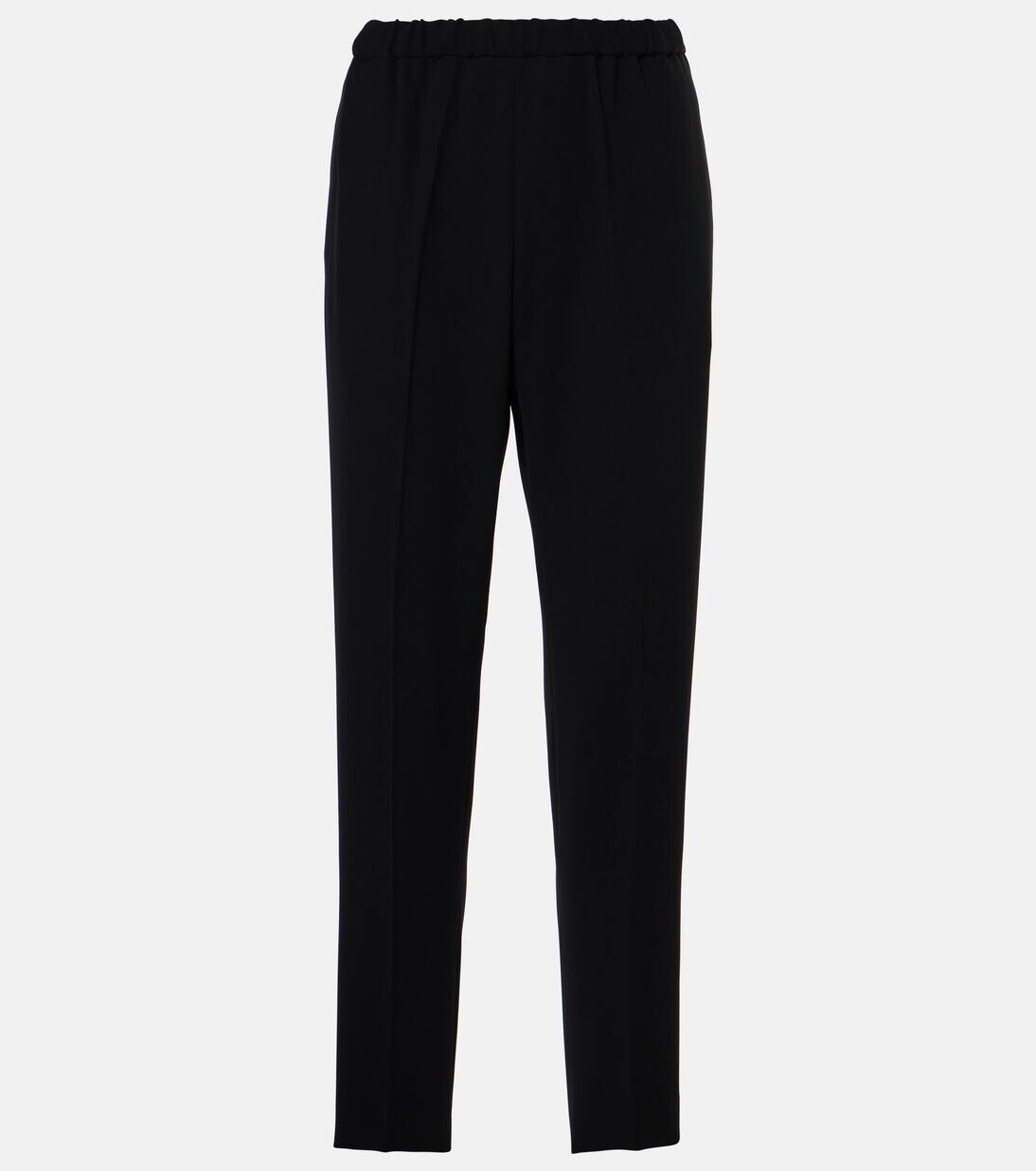 

Узкие брюки со складками Dries Van Noten, черный