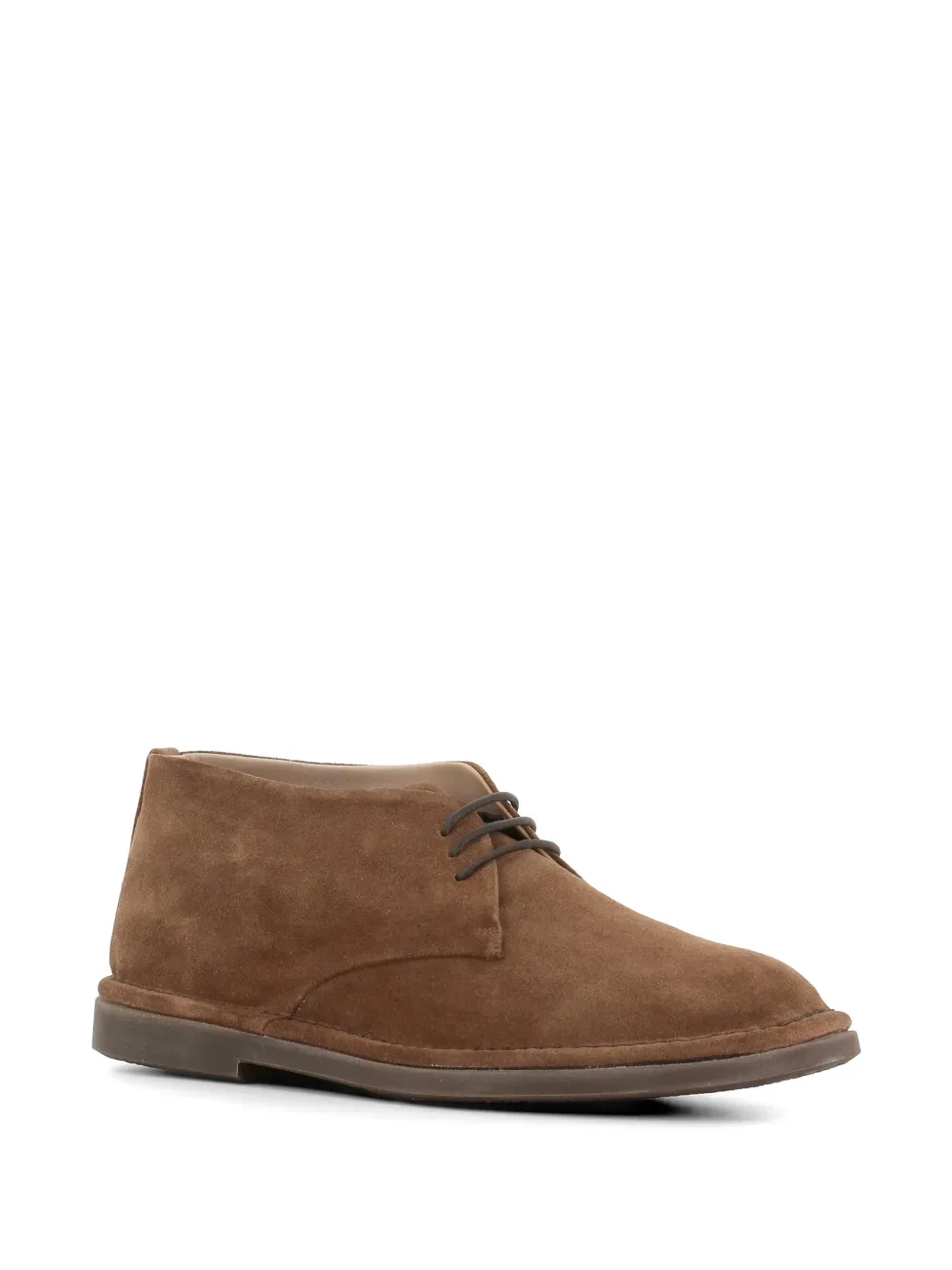 Замшевые дезерты на шнуровке Pantanetti, коричневый — фото 2