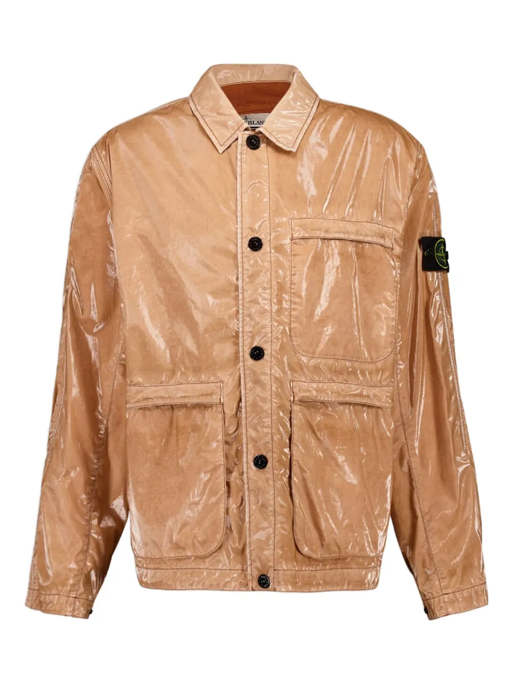 

Куртка на пуговицах Stone Island, коричневый