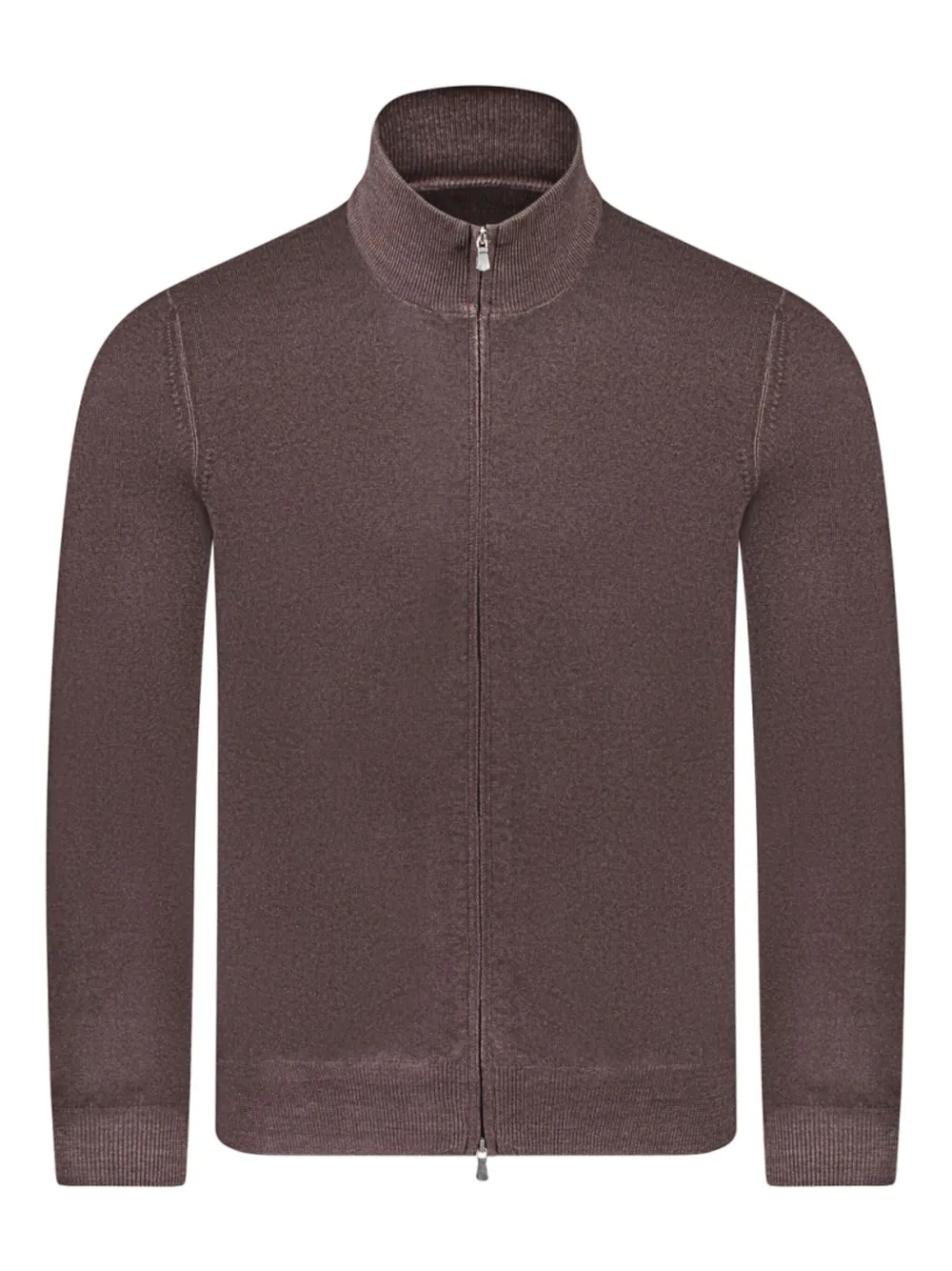 

Шерстяной кардиган на молнии Gran Sasso, коричневый