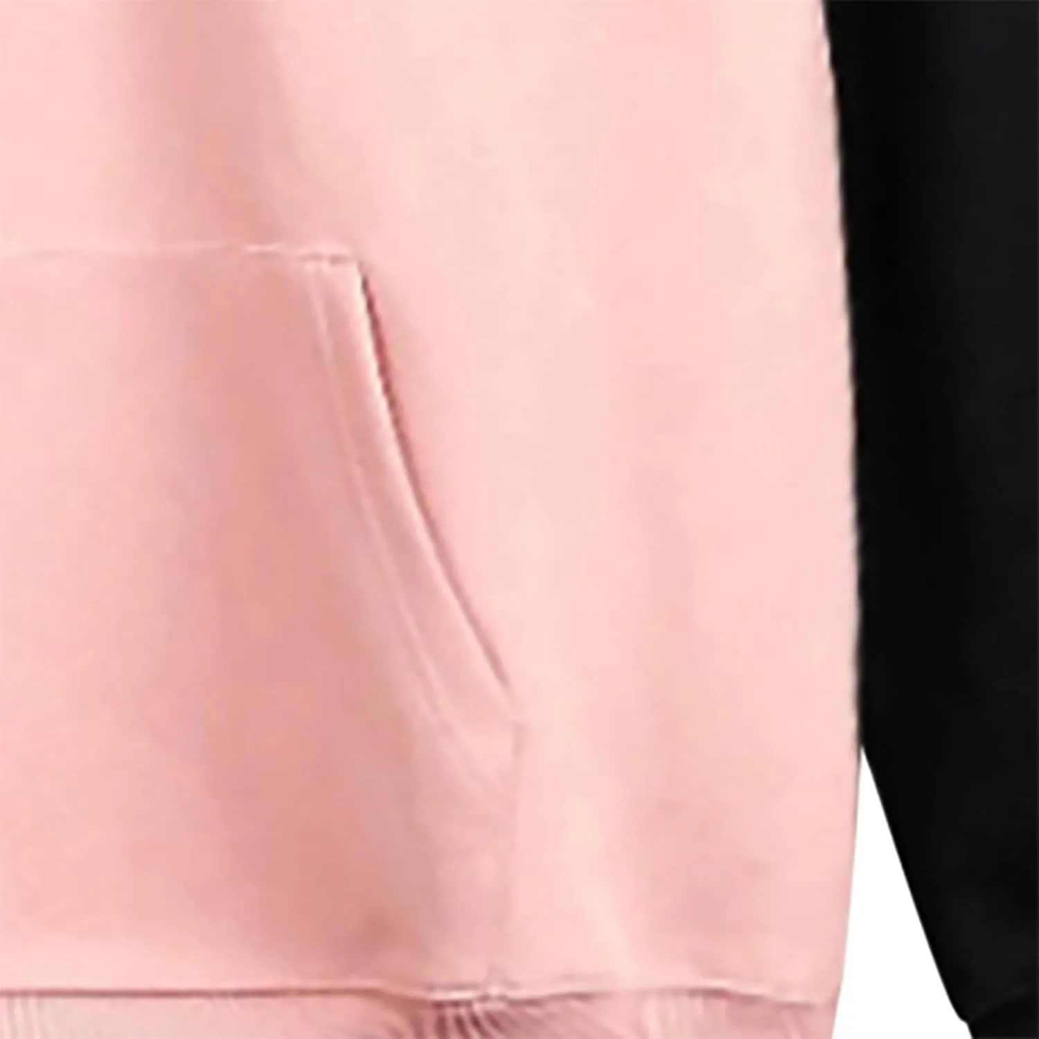 Толстовка с капюшоном для мужчин Y2k Raglan Long Sleeve Colorblock Loose Casual — фото 4