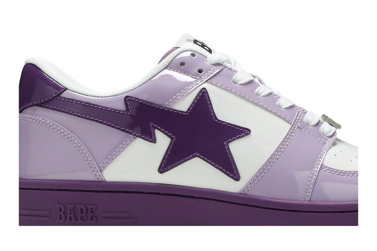 Кроссовки BAPE Bapesta Low M2 '20th Anniversary - Purple', фиолетовый — фото 3