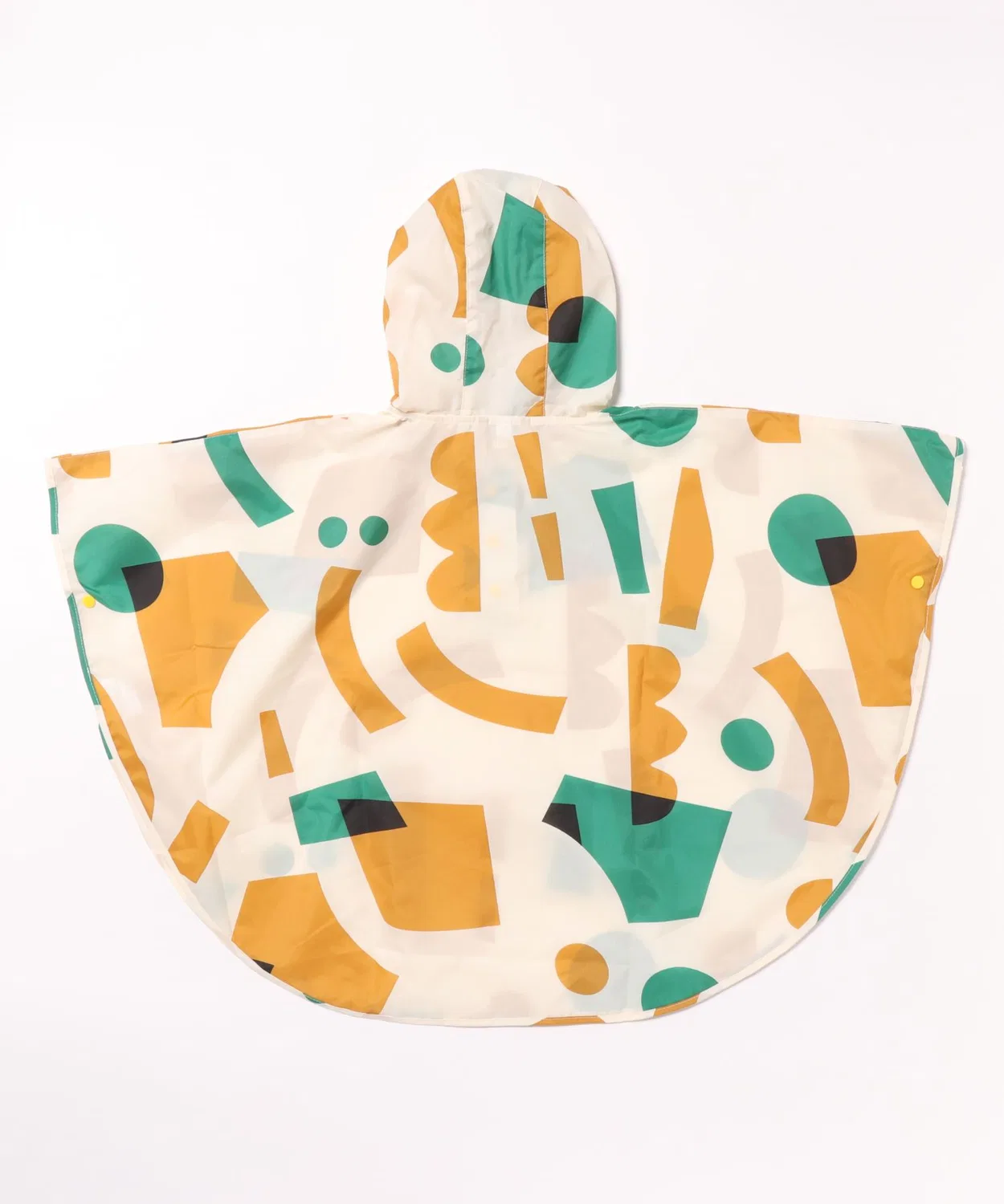 Детский дождевик-пончо Kids Rain Poncho, зелёный, полиэстер, с мешочком — фото 4