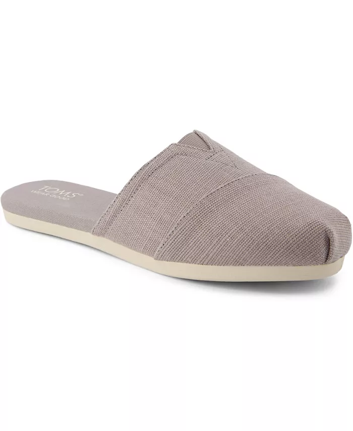 Женские мюли-альпаргаты с миндалевидным носком Espadrille Almond Toe Mules TOMS, серый