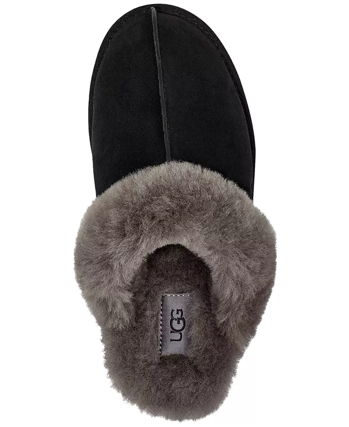Женские тапочки Scuffette II Slip On Ugg, черный — фото 4