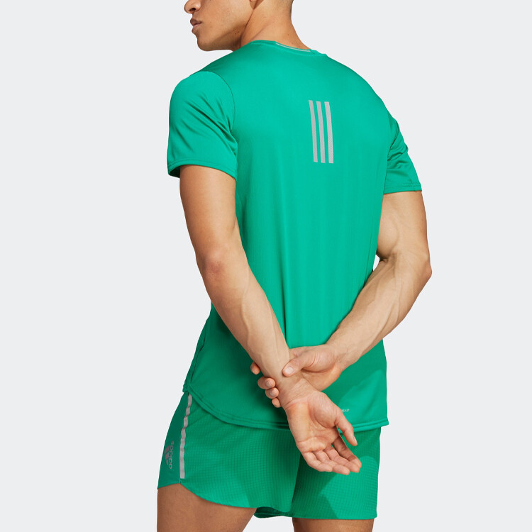 Футболка мужская, цвет зеленый Adidas, зеленый — фото 3