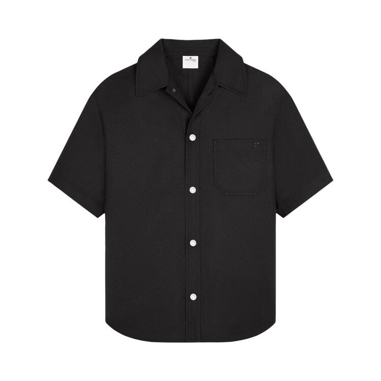 

Рубашка Courrèges Skate Retro Twill Shirt Black, черный