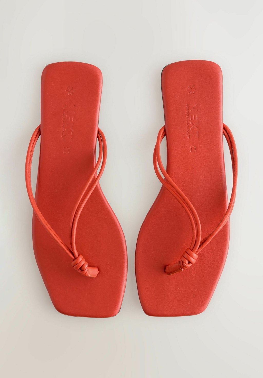 Сандалии с Т-образной застежкой STANDARD WIDE FIT-FOREVER COMFORT KNOTTED TOE Next, оранжевый — фото 3