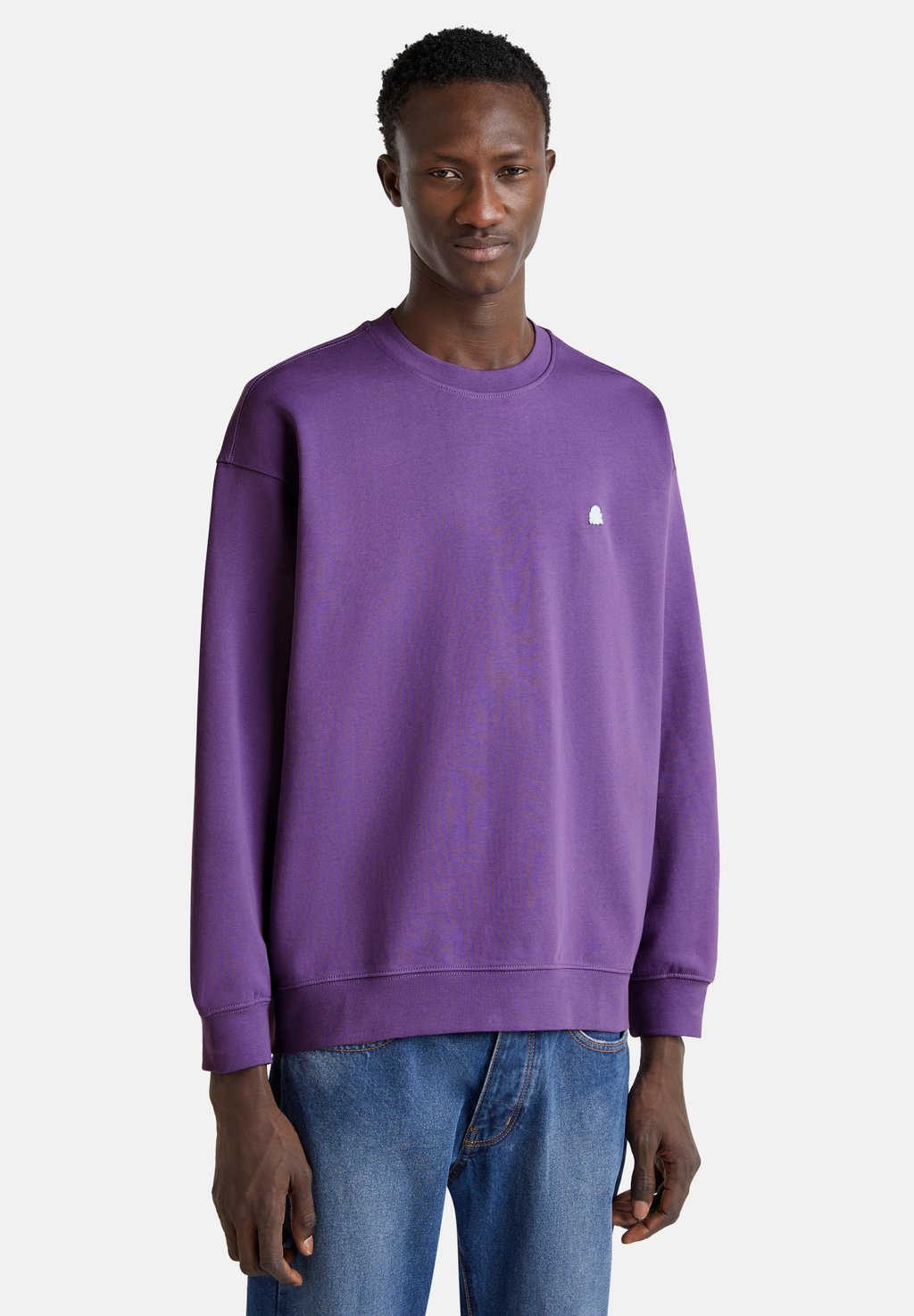 

Толстовка WITH LOGO PATCH United Colors of Benetton, сиреневый