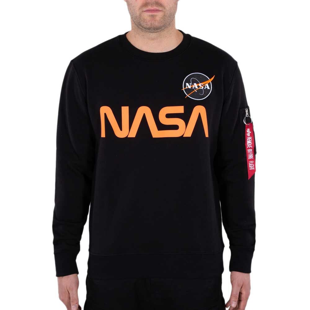 

Толстовка Alpha Industries NASA Reflective, черный