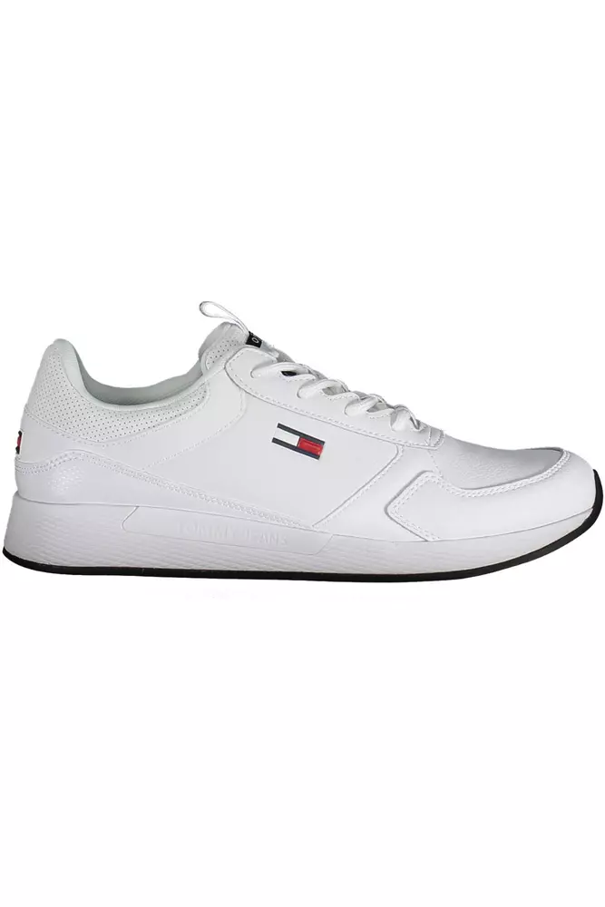

Белые кожаные мужские кроссовки Tommy Hilfiger