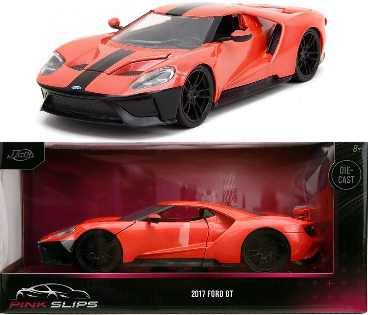 

Ford GT 2017 красная серия Pink Slips JADA металлическая модель 1:24